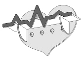 <H3>№45- Вешалка настенная «Сердцебиение»</H3>