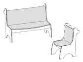<H3>1 - Полумягкая мебель</H3>