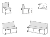 <H3>3 - Полумягкая мебель</H3>
