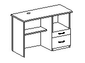 <CENTER><H3> №40 – <i>Стол для швейной машинки в кабинет домоводства</i></H3></CENTER>
